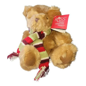 Russ  Berrie Make Someone Happy Teddy Bear Applause